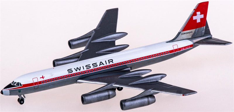 Herpa Swissair Convair 990 HB-ICC 1:500 Diecast Model view 2