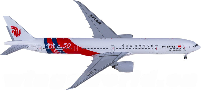 NG Models Air China for Boeing 777-300ER B-2047 1:400 Airplane Pre-built Airliner Model Display