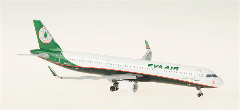 AeroClassics Eva Air Airbus A321 B-16225 1:400 Diecast Model view 4