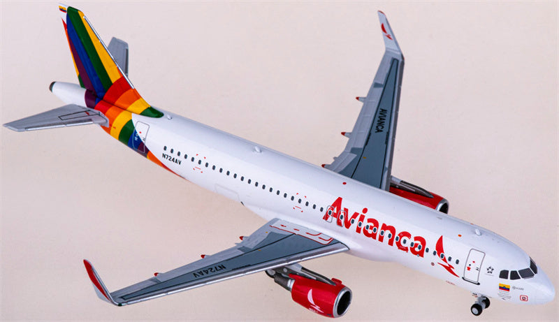 NG Models Avianca Airbus A320 N724AV 1:400 Diecast Model view 1