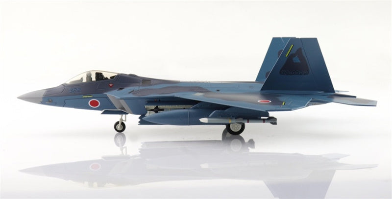 Hobby Master F-22 Sea Camouflage 37-8322 3rd SQ J (pseudo scheme) (with 8 x AAM-3 under the wings) 1:72 Airplane Pre-built Model