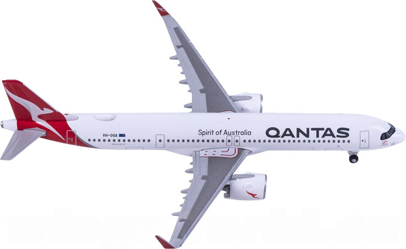 Herpa 1:500 Qantas Airways Airbus A321XLR VH-OGA  Diecast Model