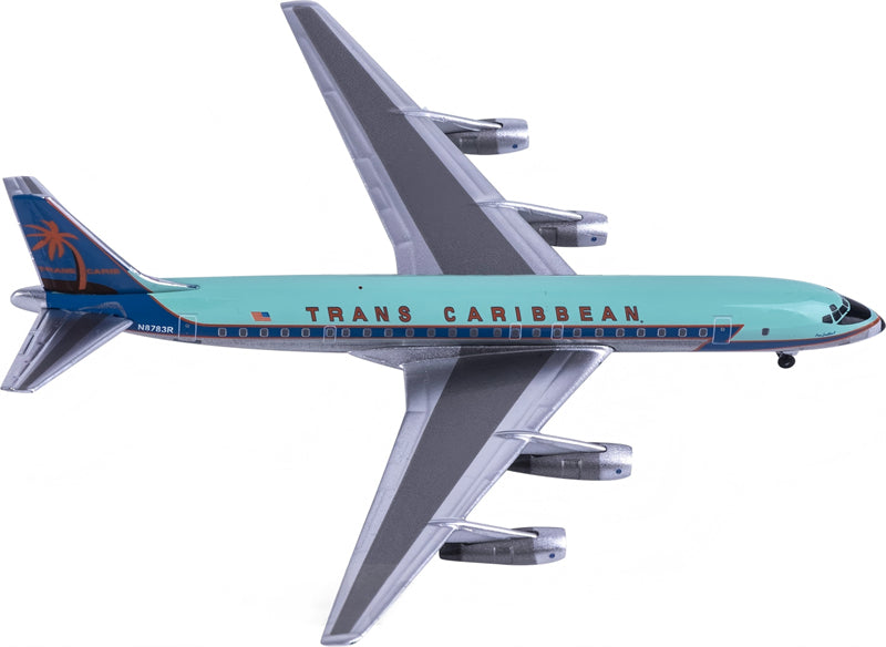 Aeroclassics 1:400 Trans Caribbean McDonnell Douglas DC-8-55 N8783R  DIECAST Model