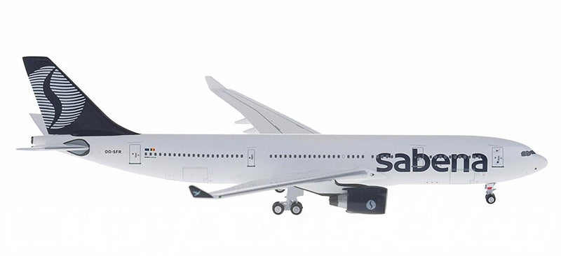 AeroClassics Sabena Airbus A330-200 OO-SFR 1:400 Diecast Model view 1