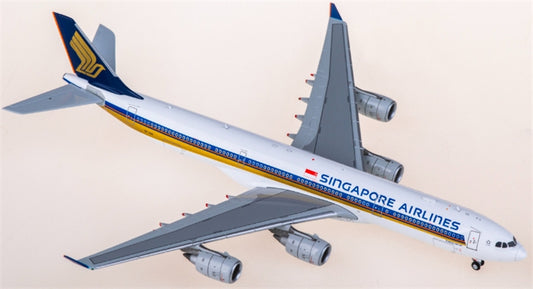 Hxmodels Singapore Airlines Airbus A340-500 9V-SGE 1:400 Diecast Model view 1