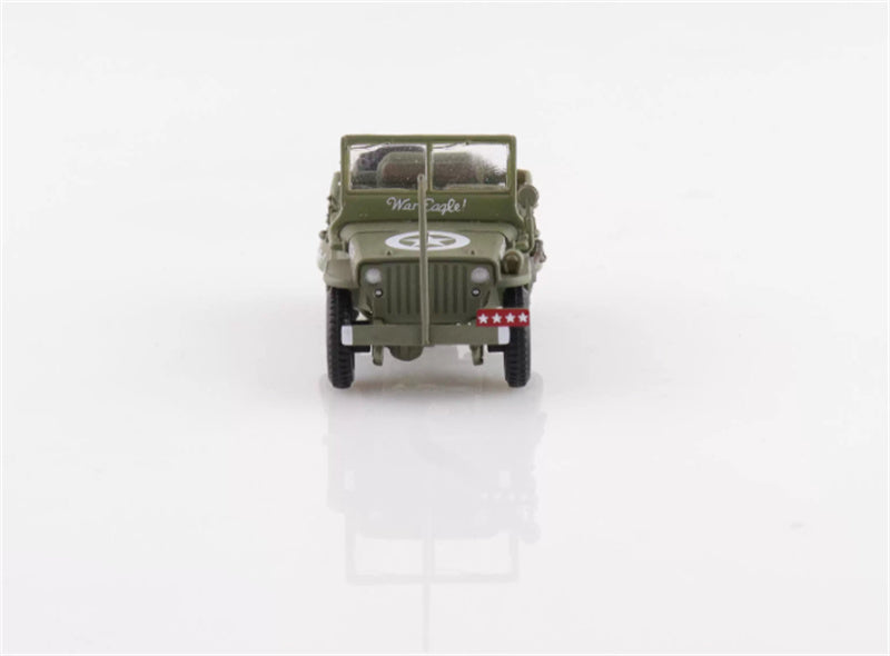 HOBBY MASTER US 1/4 ton Military Vehicle US 3rd Army 1945 Gen. George Patton 1:72 Tank Pre-built Model