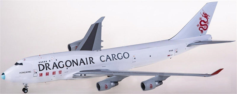 JC Wings Dragonair Cargo Boeing 747-400BCF B-KAE 1:200 Diecast Model view 3