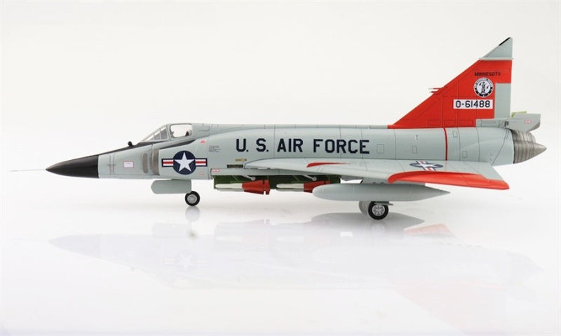 Hobby Master F-102A Delta Dagger 56-1488 179 FIS Minnesota ANG 1966 (case XX wing) 1:72 Airplane Pre-built Model