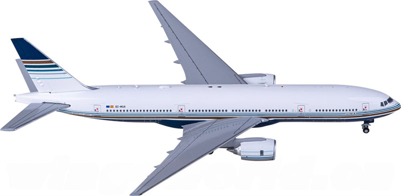 JC Wings Privilege Style for Boeing 777-200ER EC-MUA 1:400 Airplane Pre-built Airliner Model Display