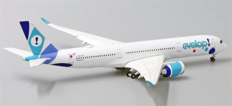 JC Wings 1:400 Evelop Airlines Airbus A350-900 EC-NBO Flaps down DIECAST Model
