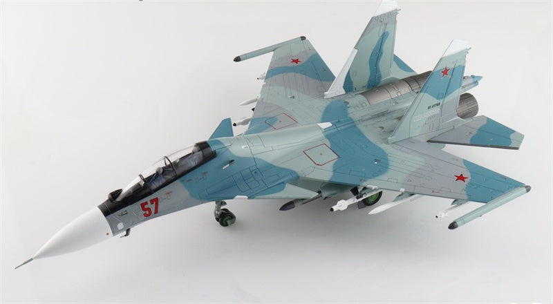 HOBBY MASTER Sukhoi SU30SM Flanker Red 57 Russian Air Force 2018 1:72 Aircraft Pre-built Model