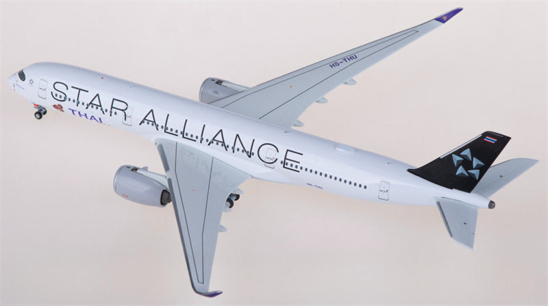 NG Models Thai Airways for Airbus A350-900 HS-THU 1:400 Airplane Pre-built Airliner Model Display