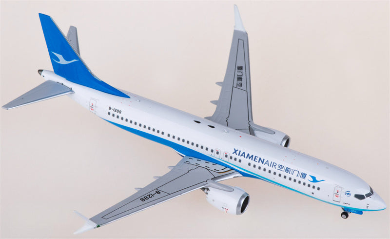 NG Models XiamenAir Boeing 737 MAX 8 B-1288 1:400 Diecast Model view 3