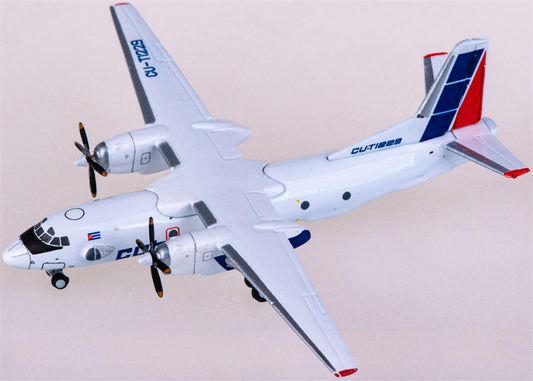 Geminijets Cubana for Antonov An-26 CU-T1229 1:400 Airplane Pre-built  Airliner Model Display