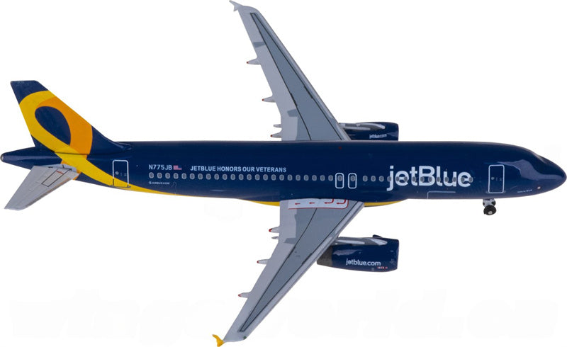 AeroClassics JetBlue Airbus A320 N775JB 1:400 Diecast Model view 2