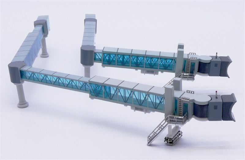 JC Wings Boeing 737 passenger boarding bridge blue 1:400 Accessories Model view 1