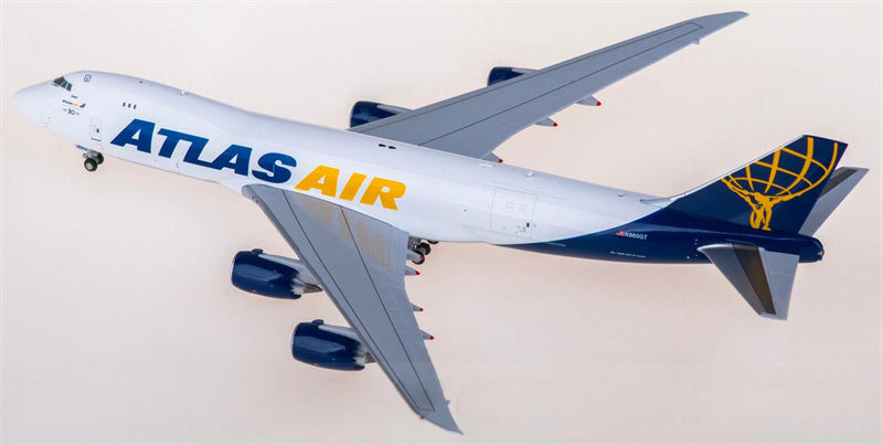 JC Wings Atlas Air for Boeing 747-8F N860GT 1:400 Airplane Pre-built Airliner Model Display