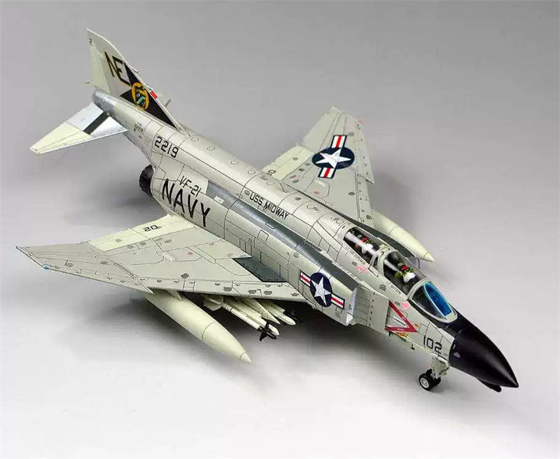 Air Commander USS Midway F-4B VF-21 Freelancers 1:72 Model 1965  Vietnam NE102