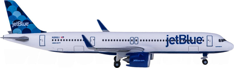 Herpa JetBlue Airbus A321neo N2002J 1:500 Diecast Model view 3