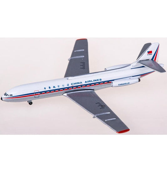 YU ModeL China Airlines Sud Aviation SE-210 B-1856 1:400 Aircraft Pre-built  Airliner Model Display