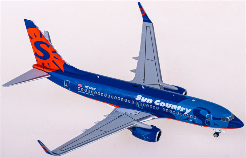 NG models Sun Country Airlines Boeing 737-700 N714SY 1:400 Diecast Model view 1