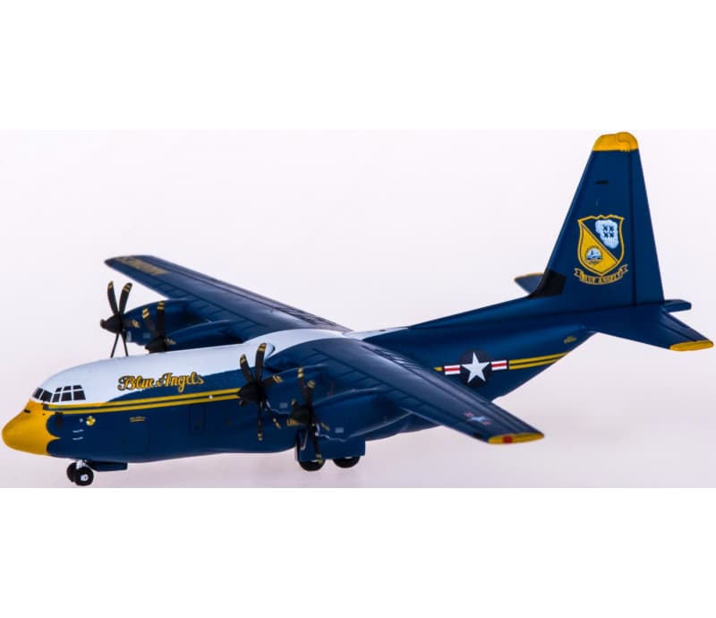 Geminijets USMC Lockheed C-130J Hercules Blue Angels 170000 1:400 Aircraft Pre-built  Airliner Model Display