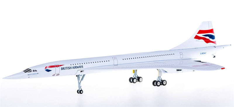 Hogan British Airways Concorde G-BOAC 1:200 Diecast Model view 3