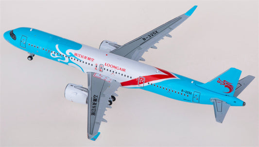 JC Wings LOONAIR for Airbus A321neo B-325X 1:400 Airplane Pre-built  Airliner Model Display