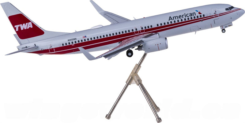 Geminijets American Airlines Boeing 737-800 N915NN TWA Flaps Down 1:200 Diecast Model view 1