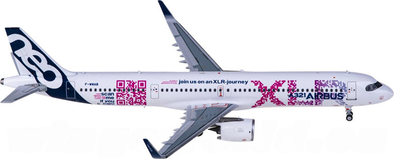 NG Models Airbus A321LR F-WWAB join us on an XLR-journey 1:400 Diecast Model view 1