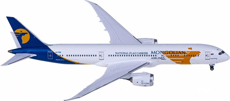 NG Models MIAT Mongolian Airlines Boeing 787-9 JU-1789 1:400 Diecast Model view 1