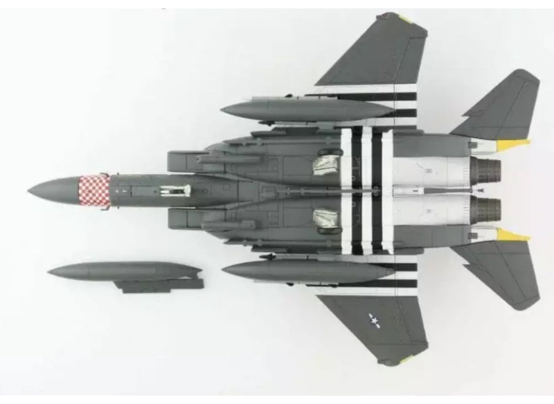 HOBBY MASTER F-15E "75th D-Day Anniversary scheme" 91-0603, 494th FS, RAF Lakenheath, June 2019 (Yellow tail) 1:72 Aircraft Pre-built Model