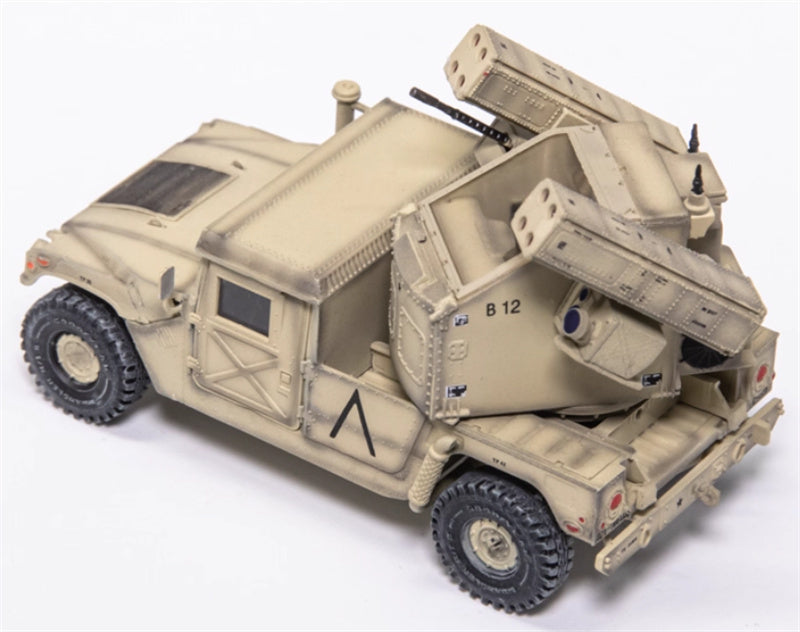 T-MODEL Hummer Air Defense System Frontline Area Air Defense US Saudi Arabia 1991 1:72 Tank Pre-built Model
