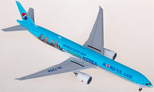 NG Models Korean Air for Boeing 777-300ER HL7204 1:400 Airplane Pre-built  Airliner Model Display