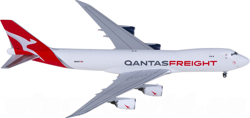NG Models Atlas Air Qantas Freight Boeing 747-8F N856GT 1:400 Diecast Model view 3