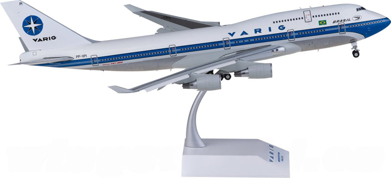JC Wings VARIG Boeing 747-400 PP-VPI Flaps Down 1:200 Diecast Model view 2