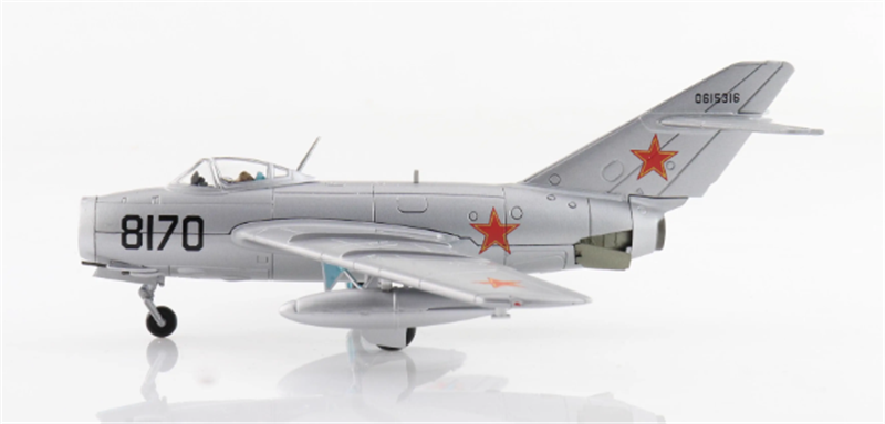 Hobby Master Mikoyan-Gurevich MiG-15 Fagot Soviet Air Force Black 8170 USSR 1950s 1/72 Aircraft Pre-built Model