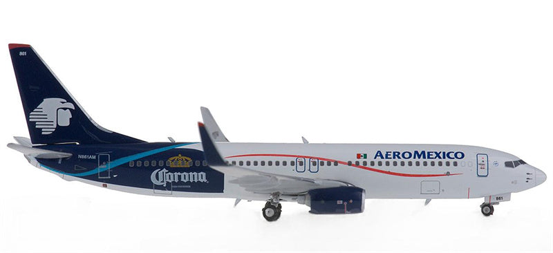 Phoenix Aeromexico Boeing 737-800 N861AM corona 1:400 Diecast Model view 2