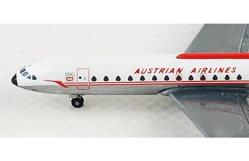 Herpa Austrian Airlines Sud Aviation SE 210 Caravelle OE-LCA 1:500 Aircraft Pre-built  Airliner Model Display