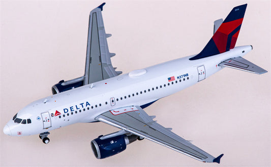 Geminijets Delta Air Lines for Airbus A319 N371NB 1:400 Airplane Pre-built  Airliner Model Display