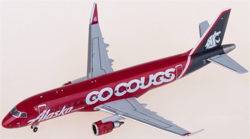 Geminijets Alaska Airlines Embraer ERJ-175LR N661QX 1:400 Aircraft Pre-built  Airliner Model Display