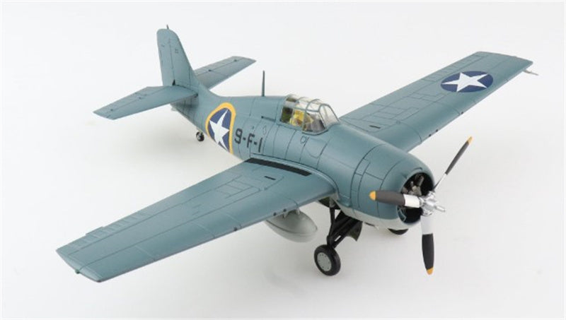 HOBBY MASTER F4F-4 Wildcat "Operation Torch" Lt. DCdr. John Raby, VF-9, USS Ranger, Nov 1942 1/48 Aircraft Pre-built Model