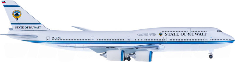 Hogan State of Kuwait Boeing 747-8 9K-GAA 1:500 Diecast Model view 1