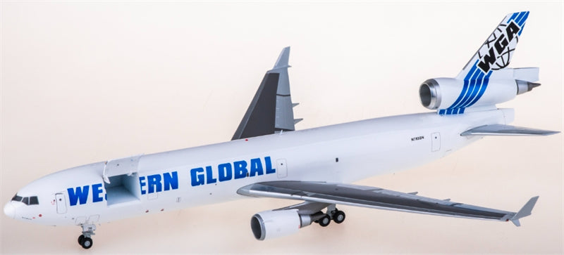 Geminijets Western Global Airlines for McDonnell Douglas MD-11F N783SN Interactive Series 1:200 Aircraft Pre-built  Airliner Model Display