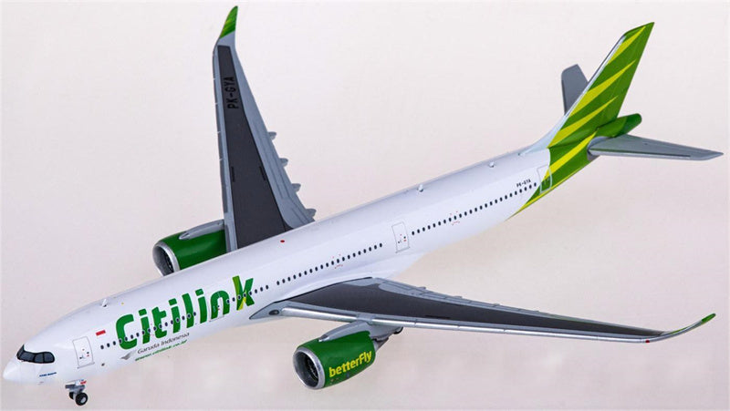 JC Wings Citilink Airbus A330-900neo PK-GYA 1:400 Airplan Diecast Model view 2