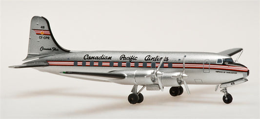 AeroClassics Canadian Pacific Airlines DC-4-M2 North Star CF-CPR 1:400 Diecast Model view 1