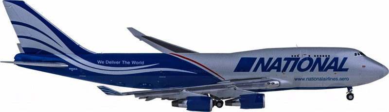 Geminijets National Airlines Boeing 747-400BCF N952CA Flaps Down 1:400 Diecast Model view 2