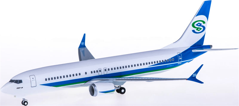 Hogan Minsheng Financial Leasing Boeing 737 MAX 8 1:200 ABS Model view 1