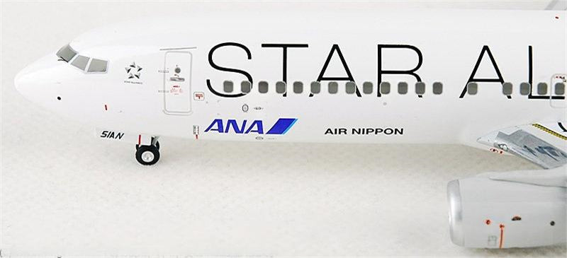 Hogan ANA Boeing 737-800 JA51AN Star Alliance 1:200 ABS Model view 3