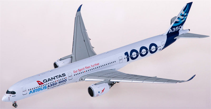 JC Wings Airbus A350-1000 F-WMIL Flaps Down 1:400 Airplane Pre-built Airliner Model Display